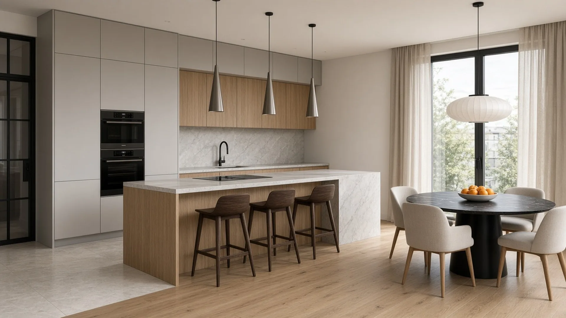 Kitchen and dining, Foxrock new home